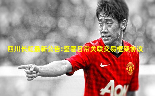 四川长虹最新公告:签署日常关联交易框架协议