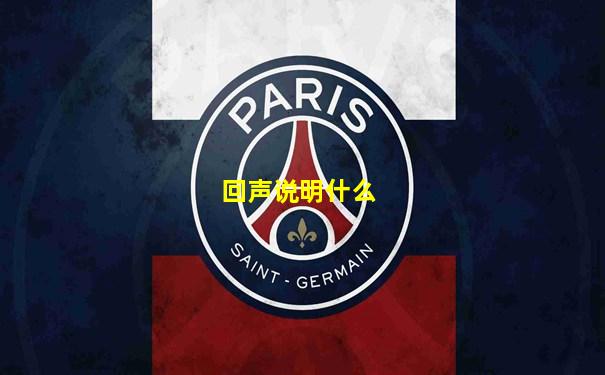 回声说明什么