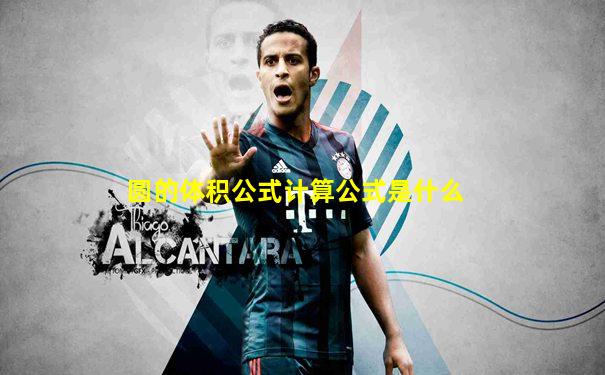 圆的体积公式计算公式是什么